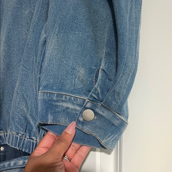 Blue Denim and Tulle Dress - Picture 3 of 8